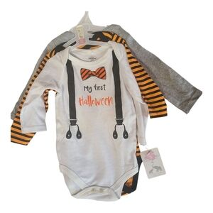 Add -on Halloween 3 Themed Babies Onsies  3-6 Months